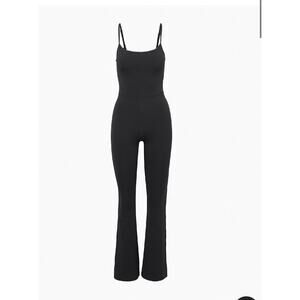 Aritzia Wilfred Free DIVINITY KICK FLARE JUMPSUIT Size M Black